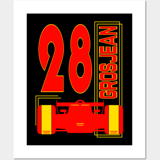 Romain Grosjean 2023 Posters and Art